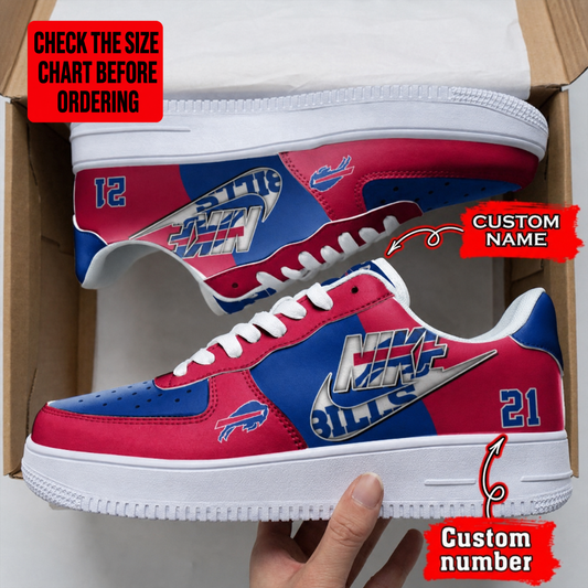 [TOUCHDOWN DEAL] NEW CUSTOMIZED NFL03 BFB BUFFALO BILLS AF1 SHOES