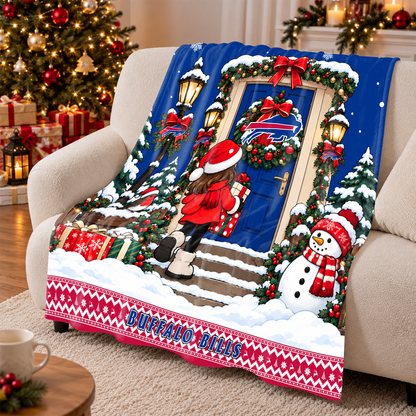 [TOUCHDOWN DEAL] NEW CUSTOMIZED NFL03 BFB THE BILLS FLEECE BLANKET