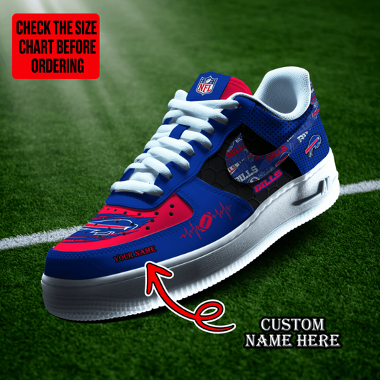 [TOUCHDOWN DEAL] NEW CUSTOMIZED NFL03 BFB BUFFALO BILLS AF1 SHOES