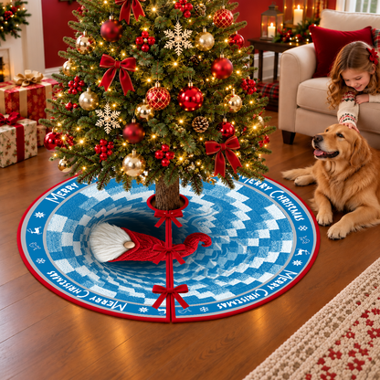 [TOUCHDOWN DEAL] NEW CUSTOMIZED NFL04 DTL THE LIONS CHRISTMAS TREE SKIRT