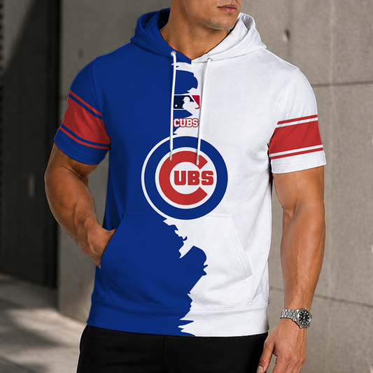 [HOMERUN DEAL] NEW CUSTOMIZED MLB04 CCS CHICAGO CUBS SHORT SLEEVE HOODIE