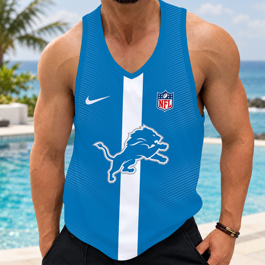[TOUCHDOWN DEAL] NEW CUSTOMIZED NFL04 DTL DETROIT LIONS UNISEX TANK TOP