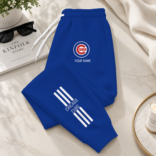 [HOMERUN DEAL] NEW CUSTOMIZED MLB04 CCS CHICAGO CUBS SWEATPANTS