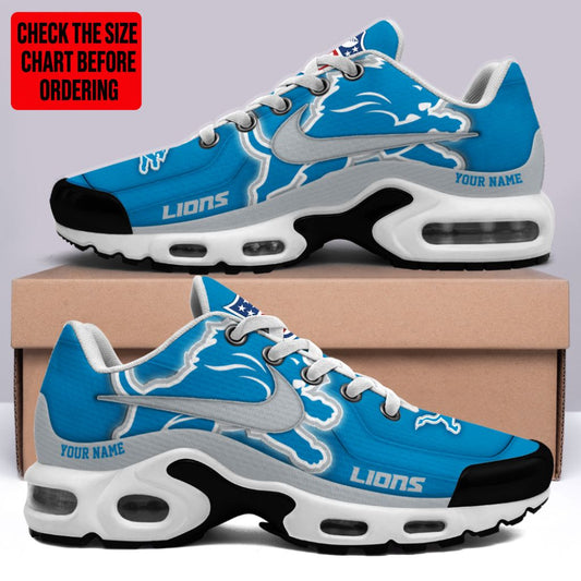[TOUCHDOWN DEAL] NEW CUSTOMIZED NFL04 DTL DETROIT LIONS AIR MAX PLUS SNEAKERS