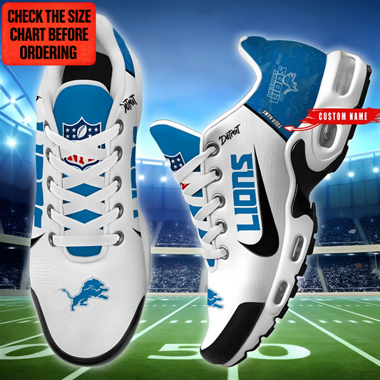[TOUCHDOWN DEAL] NEW CUSTOMIZED NFL04 DTL DETROIT LIONS AIR MAX PLUS SNEAKERS