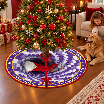[TOUCHDOWN DEAL] NEW CUSTOMIZED NFL05 MVK THE VIKINGS CHRISTMAS TREE SKIRT