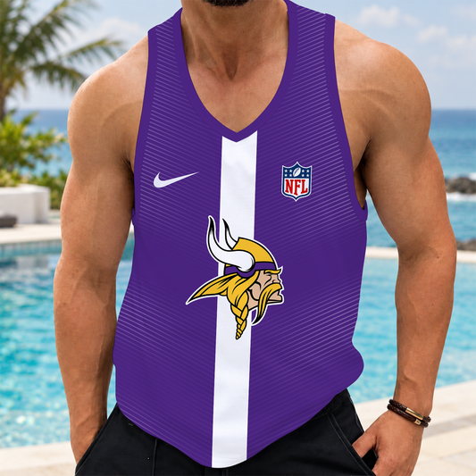 [TOUCHDOWN DEAL] NEW CUSTOMIZED NFL05 MVK MINNESOTA VIKINGS UNISEX TANK TOP