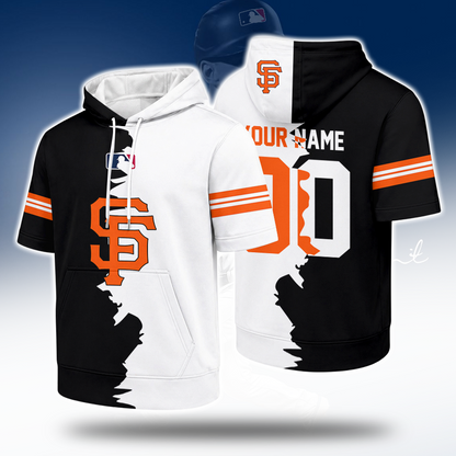 [HOMERUN DEAL] NEW CUSTOMIZED MLB06 SFG SAN FRANCISCO GIANTS SHORT SLEEVE HOODIE