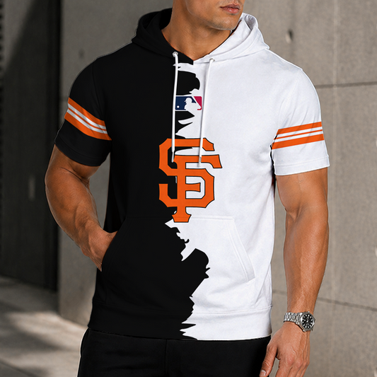 [HOMERUN DEAL] NEW CUSTOMIZED MLB06 SFG SAN FRANCISCO GIANTS SHORT SLEEVE HOODIE