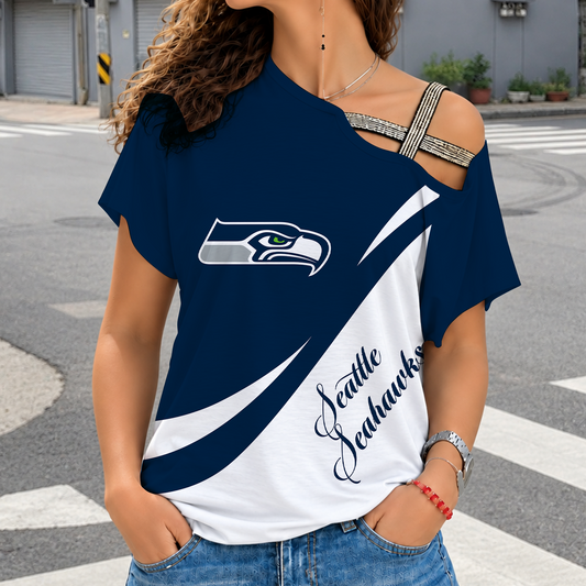 [TOUCHDOWN DEAL] NEW CUSTOMIZED NFL06 SSH SEATTLE SEAHAWKS SHOULDER SHIRT