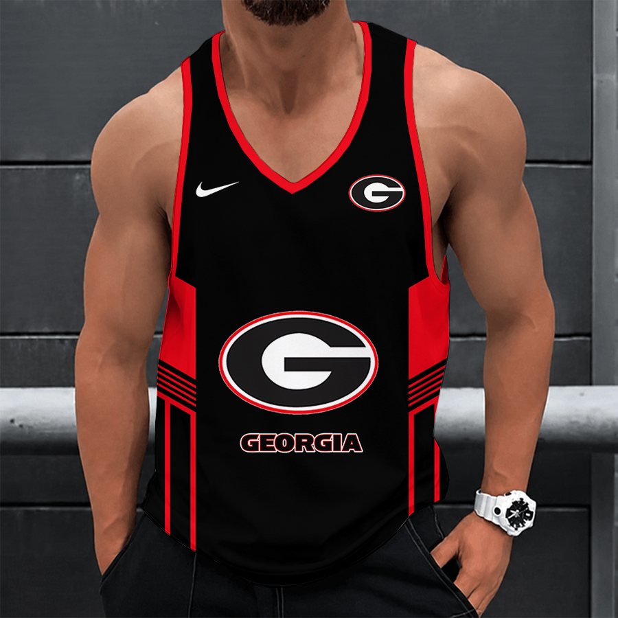[TOUCHDOWN DEAL] NEW CUSTOMIZED NCAA FBS06 GEB GEORGIA BULLDOGS UNISEX TANK TOP