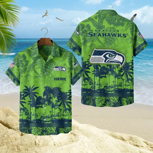 [TOUCHDOWN DEAL] NEW CUSTOMIZED NFL06 SSH SEATTLE SEAHAWKS UNISEX HAWAIIAN SHIRT