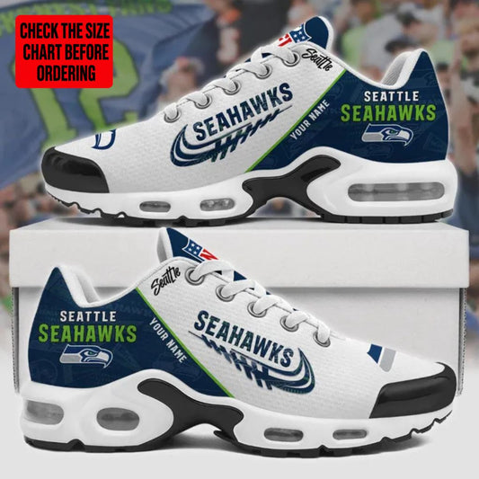 [TOUCHDOWN DEAL] NEW CUSTOMIZED NFL06 SSH SEATTLE SEAHAWKS AIR MAX PLUS SNEAKERS