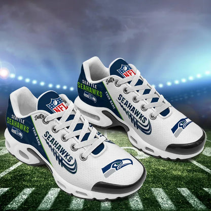 [TOUCHDOWN DEAL] NEW CUSTOMIZED NFL06 SSH SEATTLE SEAHAWKS AIR MAX PLUS SNEAKERS