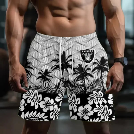 [TOUCHDOWN DEAL] NEW CUSTOMIZED NFL07 LVR LAS VEGAS RAIDERS SHORT PANTS