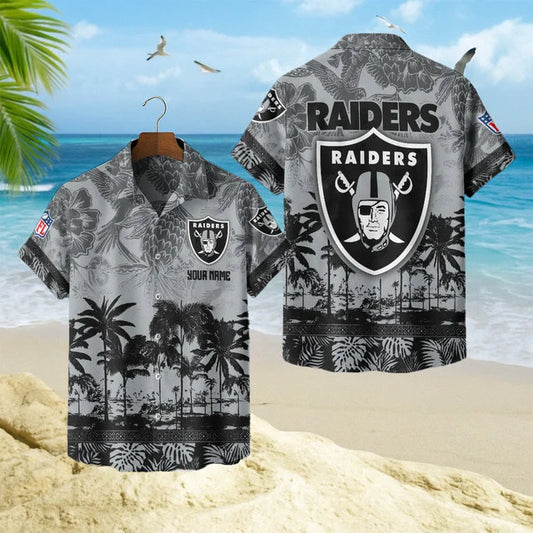 [TOUCHDOWN DEAL] NEW CUSTOMIZED NFL07 LVR LAS VEGAS RAIDERS UNISEX HAWAIIAN SHIRT