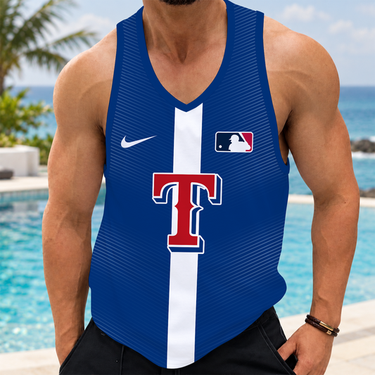 [HOMERUN DEAL] NEW CUSTOMIZED MLB08 TRS TEXAS RANGERS UNISEX TANK TOP