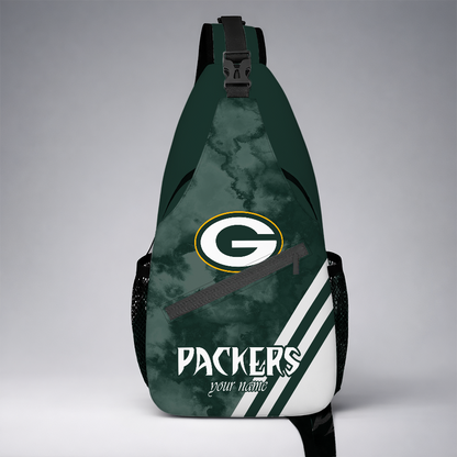 [TOUCHDOWN DEAL] NEW CUSTOMIZED NFL08 GBP GREEN BAY PACKERS SLING BAG