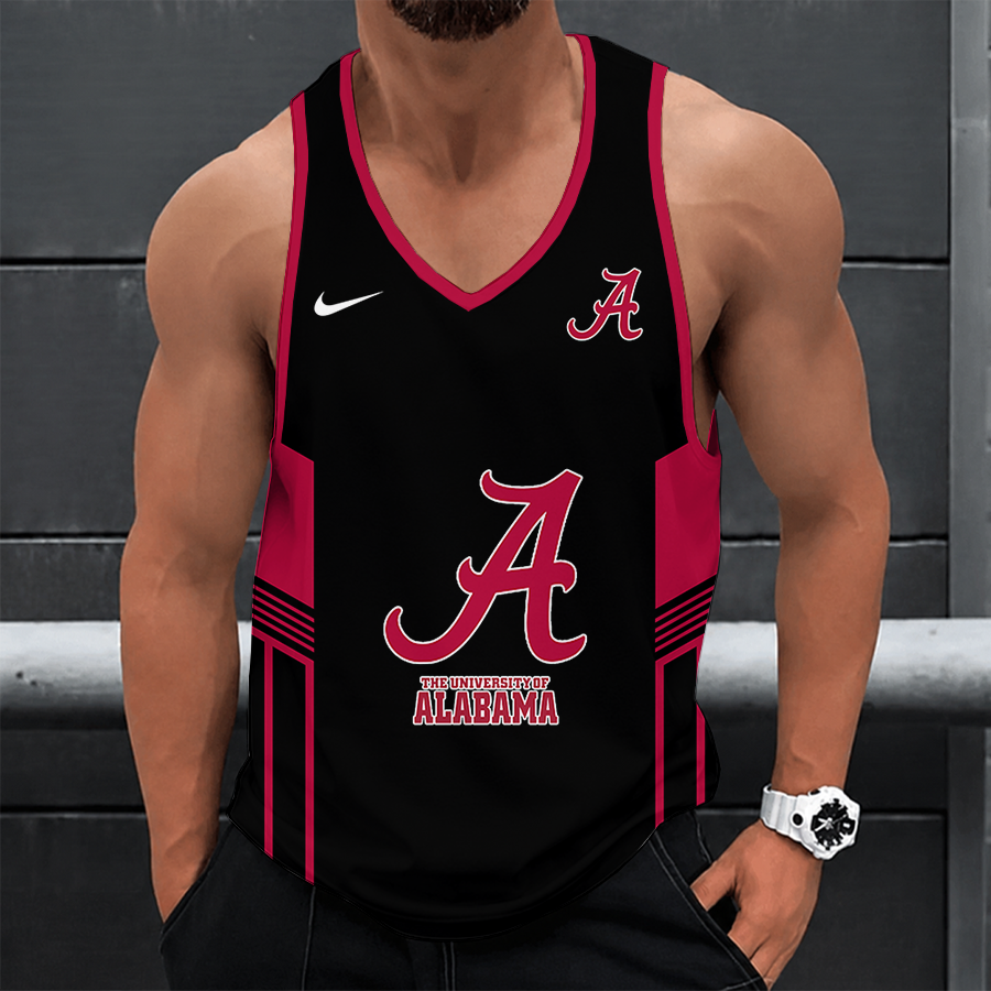 [TOUCHDOWN DEAL] NEW CUSTOMIZED NCAA FBS08 ABC ALABAMA CRIMSON TIDE UNISEX TANK TOP
