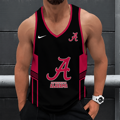 [TOUCHDOWN DEAL] NEW CUSTOMIZED NCAA FBS08 ABC ALABAMA CRIMSON TIDE UNISEX TANK TOP