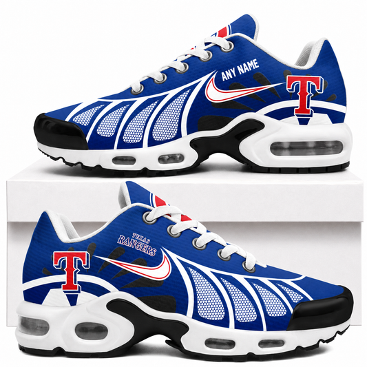 [HOMERUN DEAL] NEW CUSTOMIZED MLB08 TRS TEXAS RANGERS AIR MAX PLUS SNEAKERS