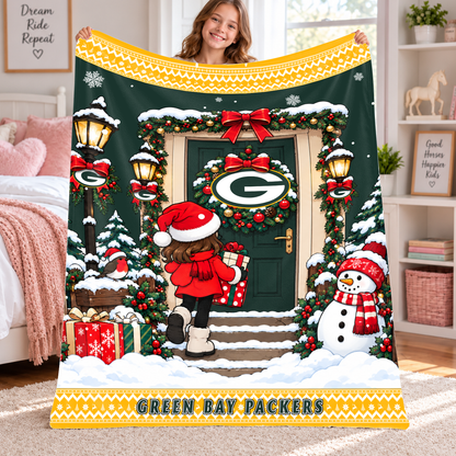 [TOUCHDOWN DEAL] NEW CUSTOMIZED NFL08 GBP THE PACKERS FLEECE BLANKET