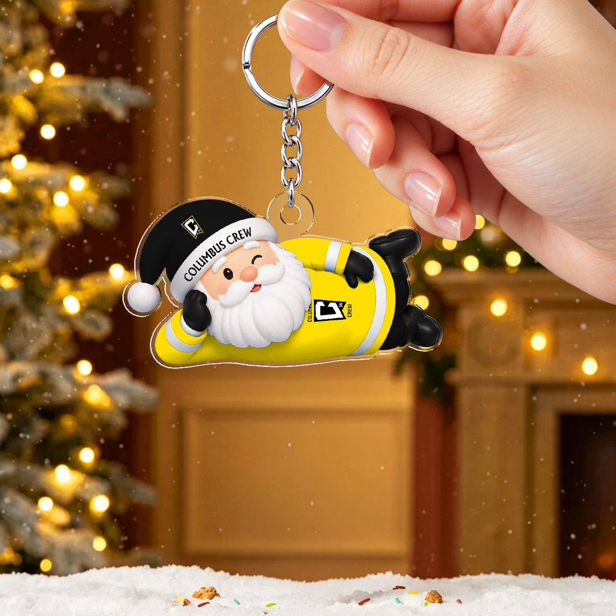 [GOAL DEAL] NEW CUSTOMIZED MLS08 CLC COLUMBUS CREW ACRYLIC KEYCHAIN