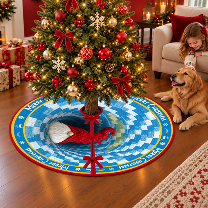 [TOUCHDOWN DEAL] NEW CUSTOMIZED NFL09 LAC THE CHARGERS CHRISTMAS TREE SKIRT