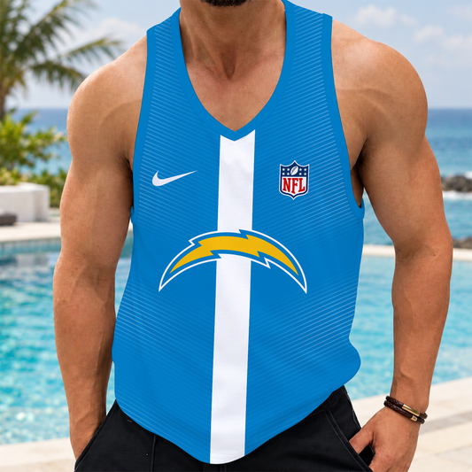 [TOUCHDOWN DEAL] NEW CUSTOMIZED NFL09 LAC LOS ANGELES CHARGERS UNISEX TANK TOP