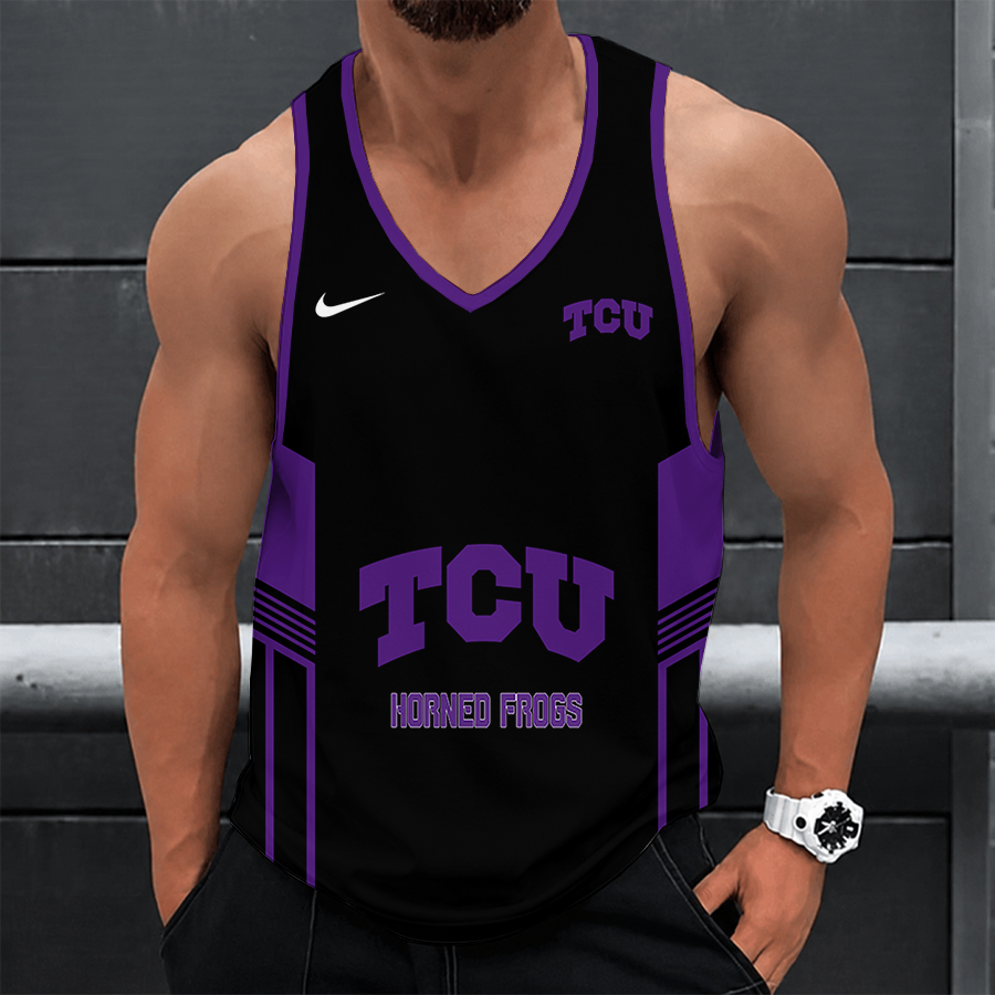 [TOUCHDOWN DEAL] NEW CUSTOMIZED NCAA FBS09 THF TCU HORNED FROGS UNISEX TANK TOP
