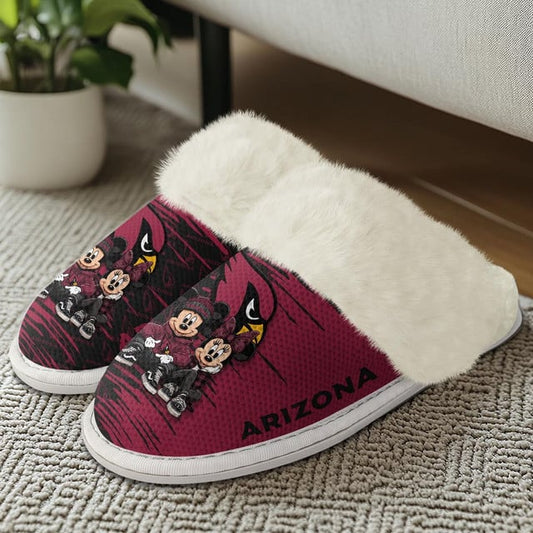[TOUCHDOWN DEAL] NEW CUSTOMIZED NFL20 ARC ARIZONA CARDINALS COTTON SLIPPERS
