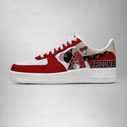 [HOMERUN DEAL] NEW CUSTOMIZED MLB07 AZ DIAMONDBACKS AF1 SHOES