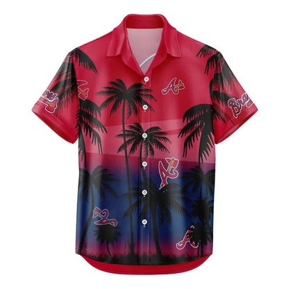 [HOMERUN DEAL] NEW CUSTOMIZED MLB09 ABS ATLANTA BRAVES UNISEX HAWAIIAN SHIRT & SHORTS SET