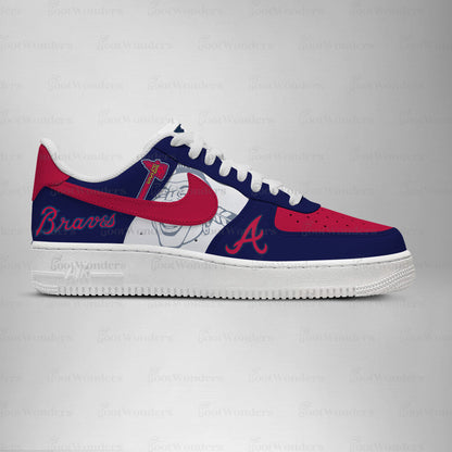 [HOMERUN DEAL] NEW CUSTOMIZED MLB09 AT BRAVES AF1 SHOES