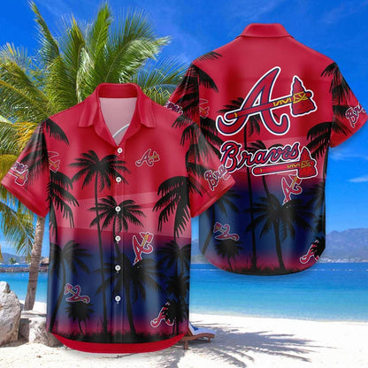 [HOMERUN DEAL] NEW CUSTOMIZED MLB09 ABS ATLANTA BRAVES UNISEX HAWAIIAN SHIRT & SHORTS SET