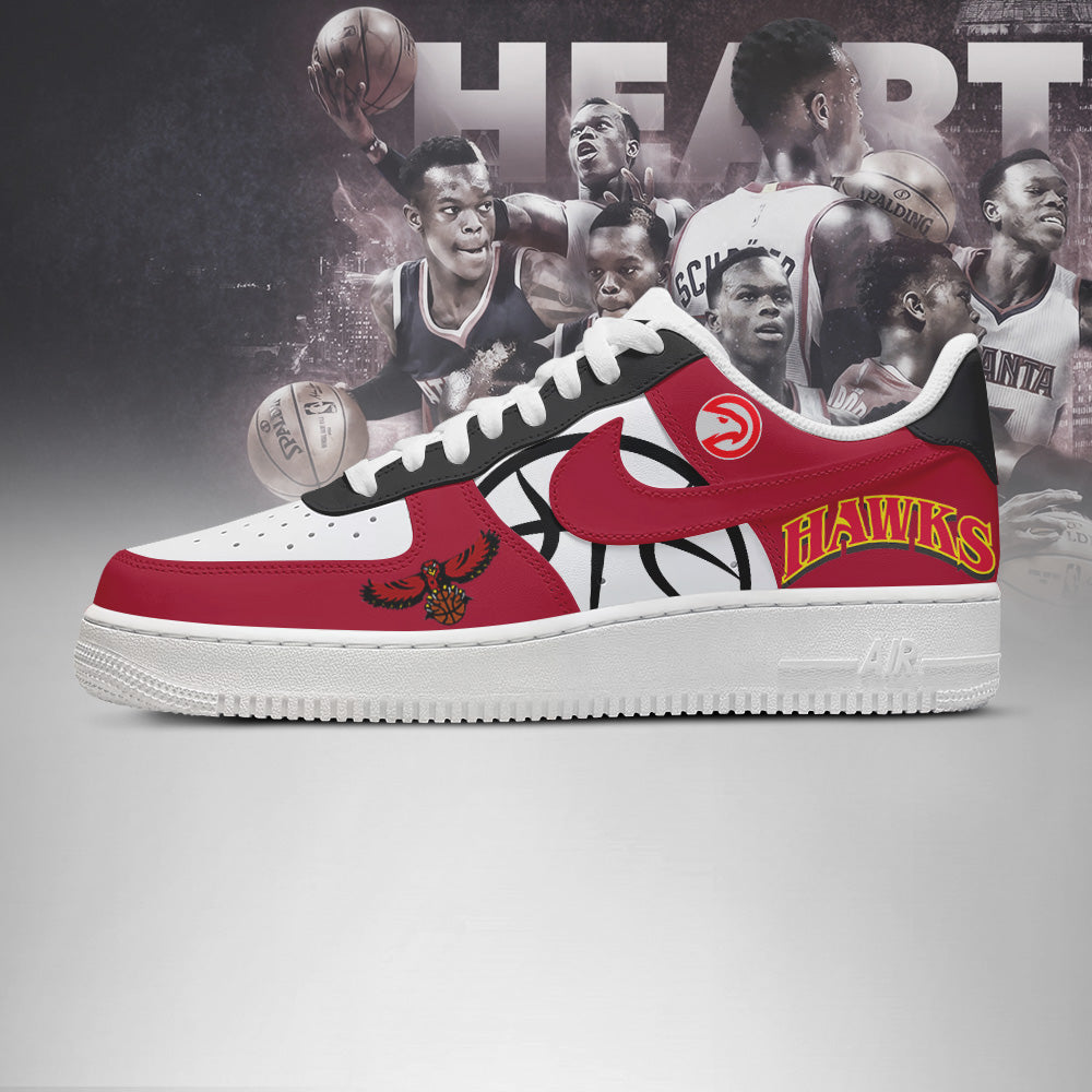[SLAM DUNK DEAL] NEW CUSTOMIZED NBA17 AHA ATLANTA HAWKS AF1 SHOES