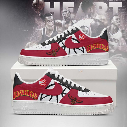 [SLAM DUNK DEAL] NEW CUSTOMIZED NBA17 AHA ATLANTA HAWKS AF1 SHOES