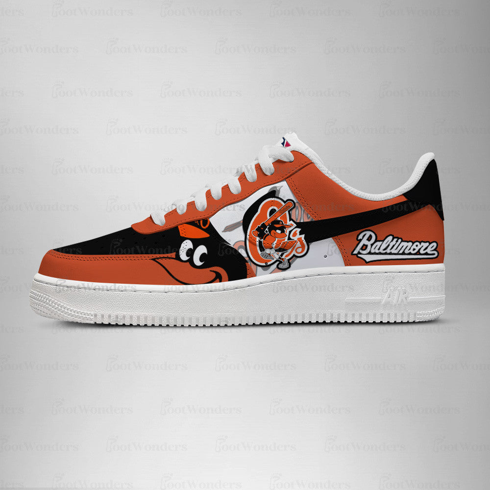 [HOMERUN DEAL] NEW CUSTOMIZED MLB25 BT ORIOLES AF1 SHOES