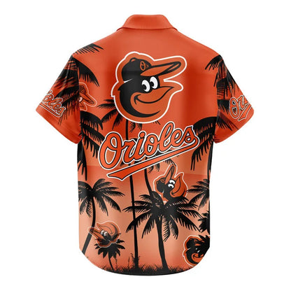 [HOMERUN DEAL] NEW CUSTOMIZED MLB25 BOS BALTIMORE ORIOLES UNISEX HAWAIIAN SHIRT & SHORTS SET