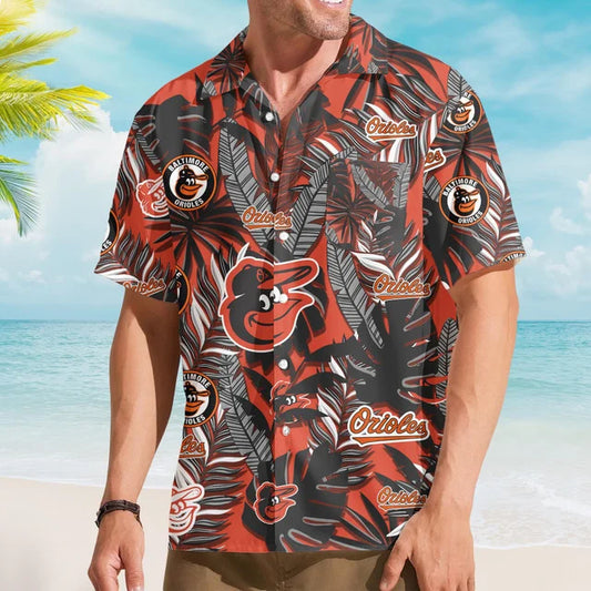 [HOMERUN DEAL] NEW CUSTOMIZED MLB25 BOS BALTIMORE ORIOLES UNISEX HAWAIIAN SHIRT