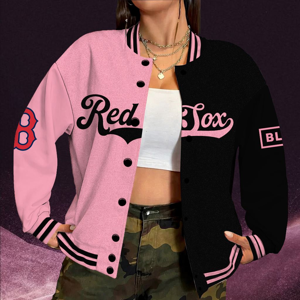 [HOMERUN DEAL] NEW CUSTOMIZED MLB03 MLB03 BRS BOSTON RED SOX VARSITY & BASEBALL JACKET