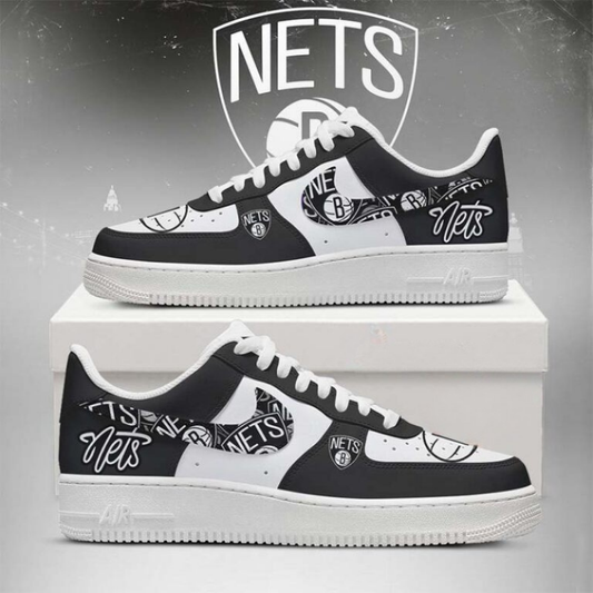 [SLAM DUNK DEAL] NEW CUSTOMIZED NBA25 BNE BROOKLYN NETS AF1 SHOES