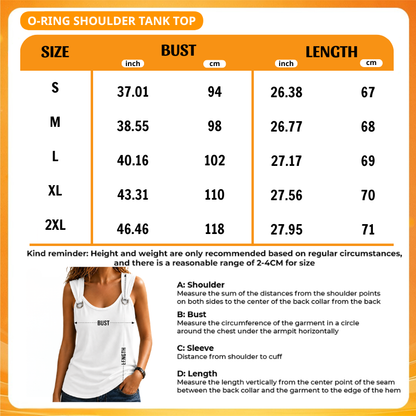[FAN FAVORITE] NEW CUSTOMIZED NCAA FBS01 TNV TENNESSEE VOLUNTEERS O-RING SHOULDER TANK TOP
