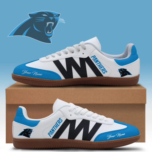 [TOUCHDOWN DEAL] NEW CUSTOMIZED NFL23 CLP CAROLINA PANTHERS CLASSIC SNEAKERS