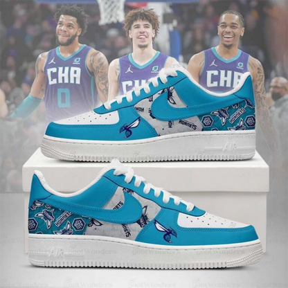 [SLAM DUNK DEAL] NEW CUSTOMIZED NBA27 CHO CHARLOTTE HORNETS AF1 SHOES
