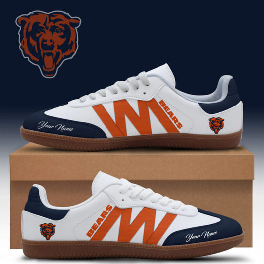 [TOUCHDOWN DEAL] NEW CUSTOMIZED NFL26 CCB CHICAGO BEARS CLASSIC SNEAKERS