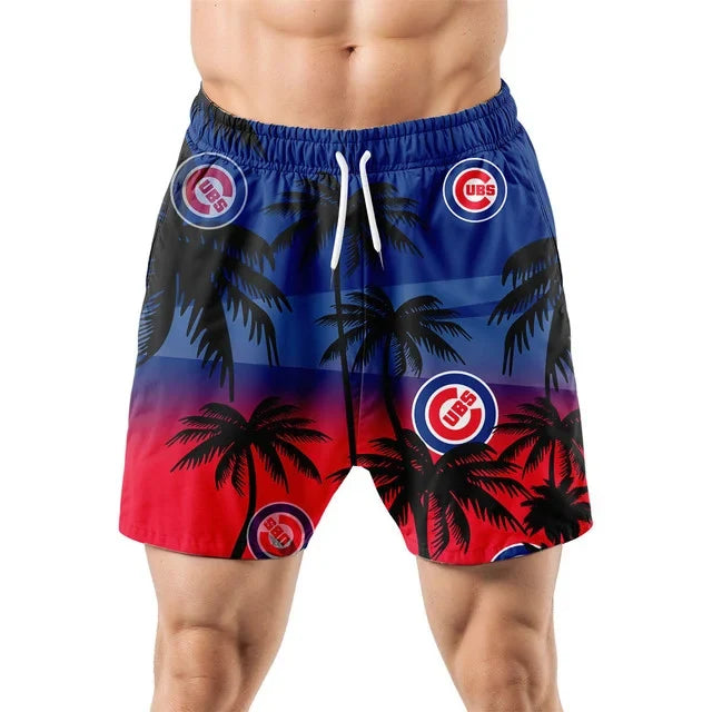 [HOMERUN DEAL] NEW CUSTOMIZED MLB04 CCS CHICAGO CUBS UNISEX HAWAIIAN SHIRT & SHORTS SET