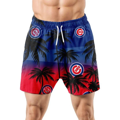 [HOMERUN DEAL] NEW CUSTOMIZED MLB04 CCS CHICAGO CUBS UNISEX HAWAIIAN SHIRT & SHORTS SET