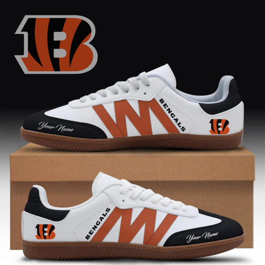 [TOUCHDOWN DEAL] NEW CUSTOMIZED NFL16 CCB CINCINNATI BENGALS CLASSIC SNEAKERS