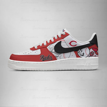[HOMERUN DEAL] NEW CUSTOMIZED MLB05 CC REDS AF1 SHOES